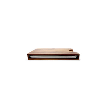 Wood Garbage Bag Stocker